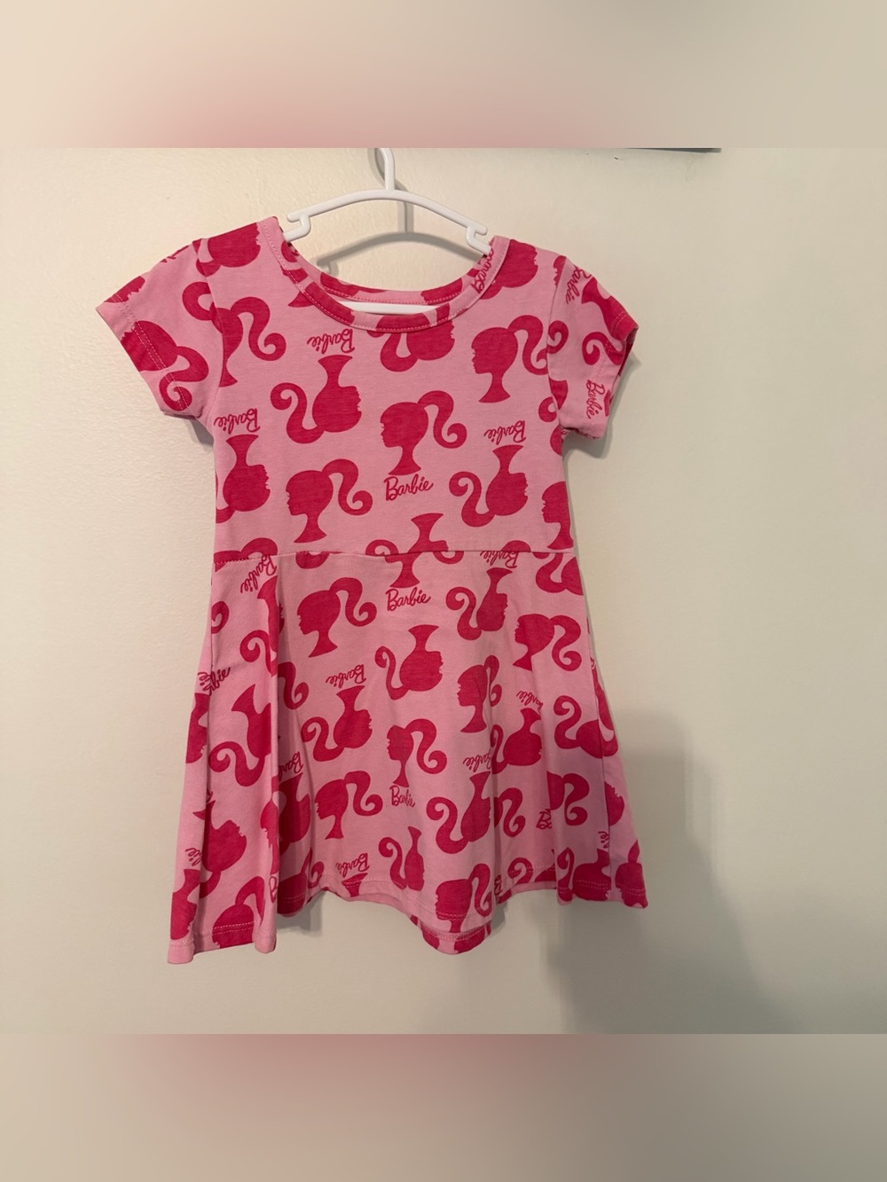 Barbie Logo Pink Skater Dress Girls‎ Size 2T